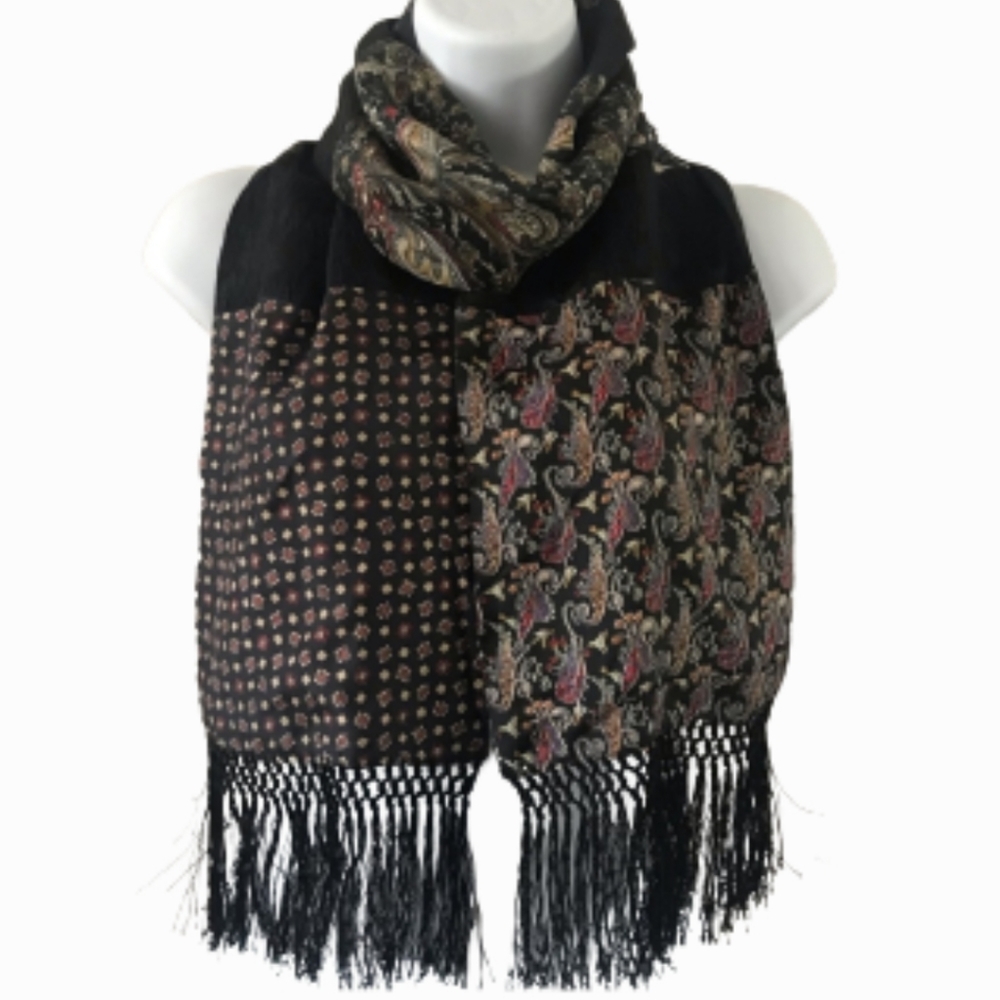 Jacqueline Ferrar Reversible Silk Scarf
